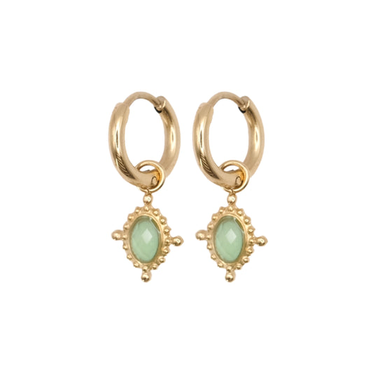 Jade ★ oorbellen