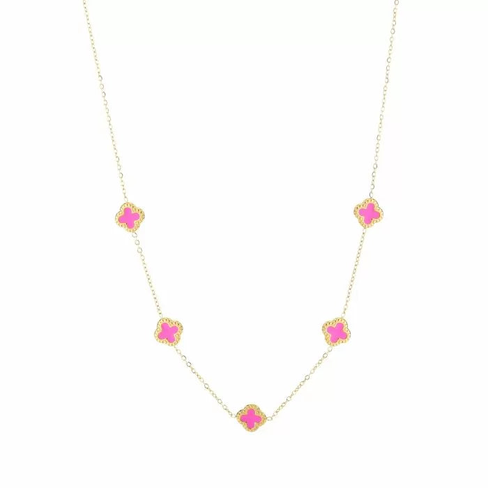 Lucky pink ★ ketting