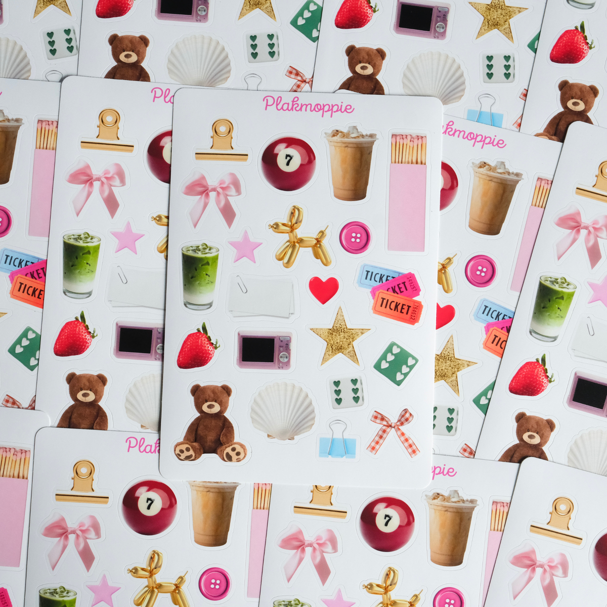 Plakmoppie Trinkets ★ stickervel