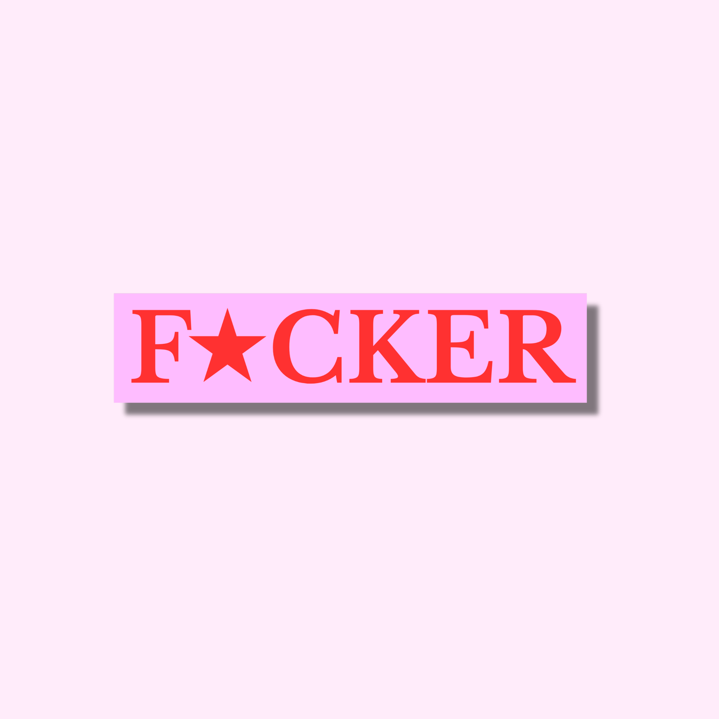 F*cker ★ sticker