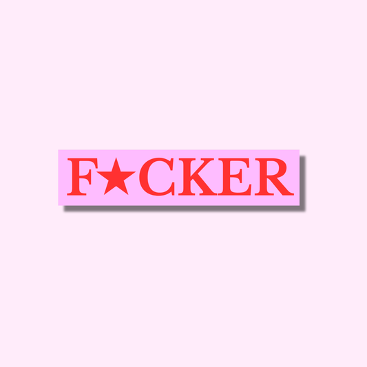 F*cker ★ sticker