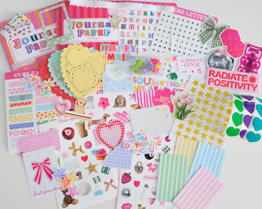 Journal pakketje ★ crafty girl lente editie
