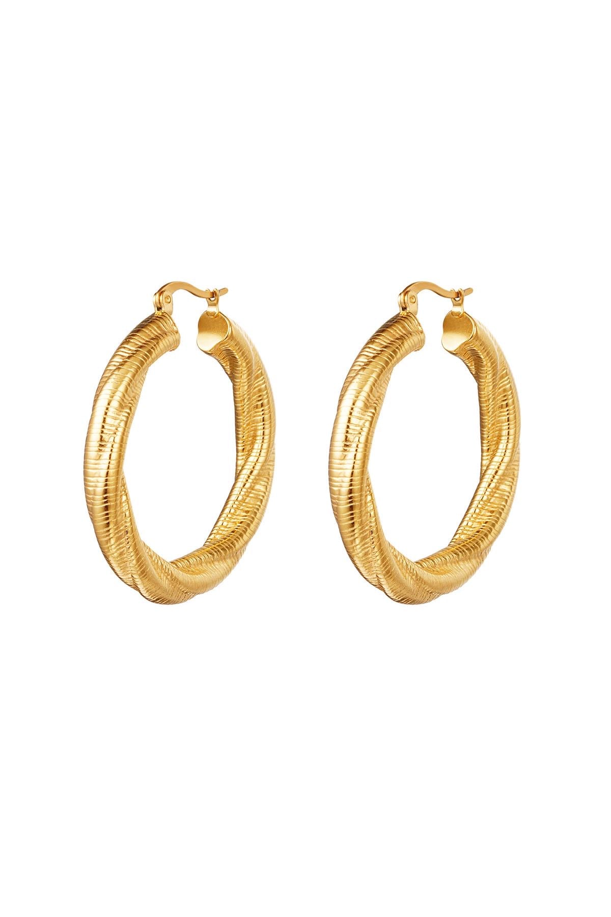 Twisted hoops ★ oorbellen