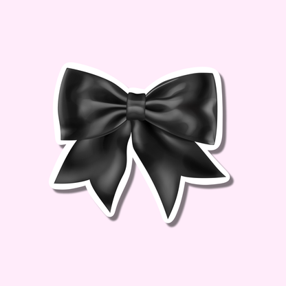 Zwarte strik ★ sticker