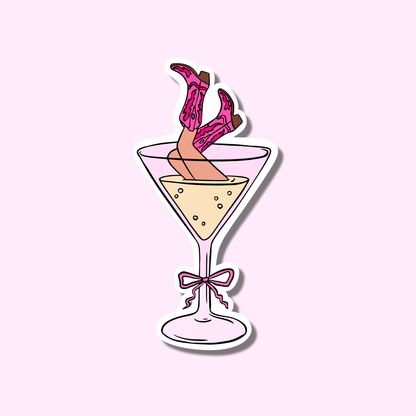 Cowgirl Champgne ★ sticker