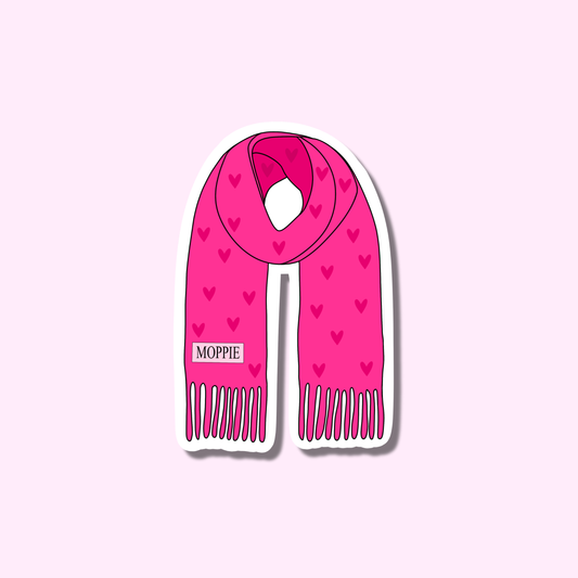 Moppie sjaal ★ sticker