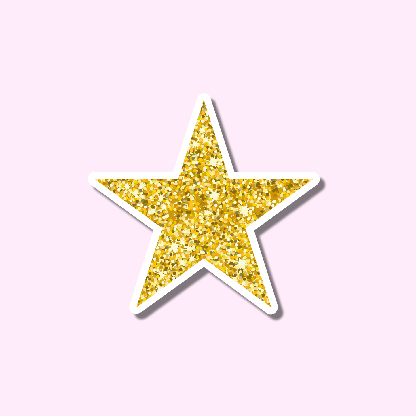 Ster goud ★ sticker