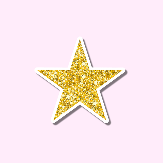 Ster goud ★ sticker