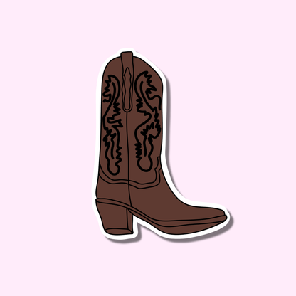 Cowboy laars bruin ★ sticker