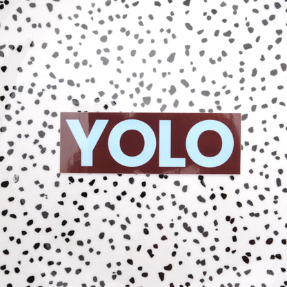 YOLO ★ sticker