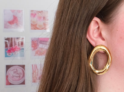 Oval ★ oorbellen