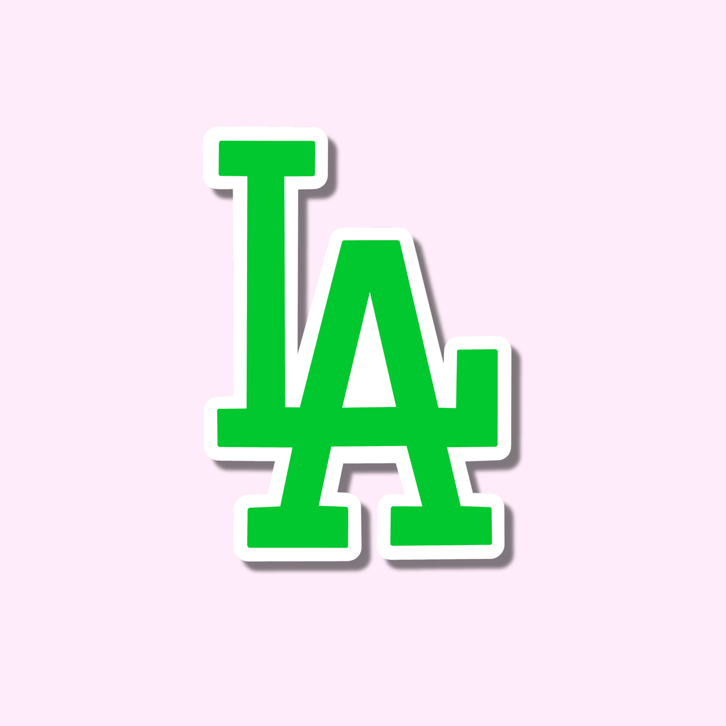 LA groen ★ sticker