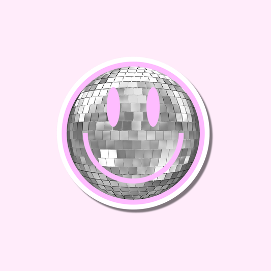 Disco licht roze ★ sticker