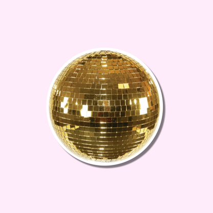 Disco goud ★ sticker