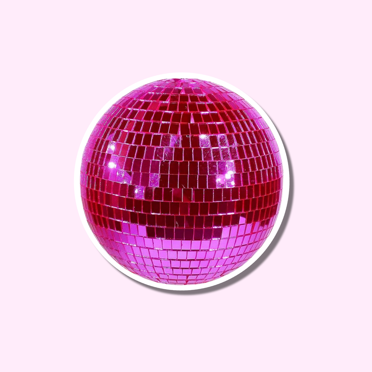 Disco roze ★ sticker