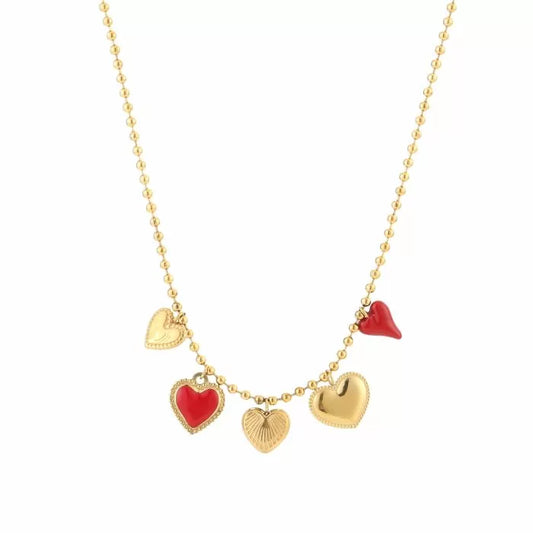 Red heart ★ ketting