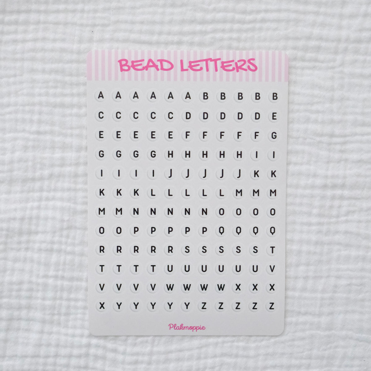 Bead letters 2.0 ★ stickervel