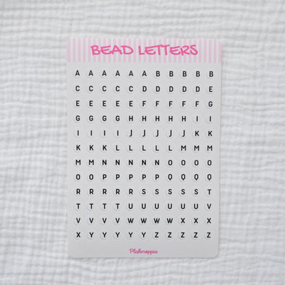 Bead letters 2.0 ★ stickervel