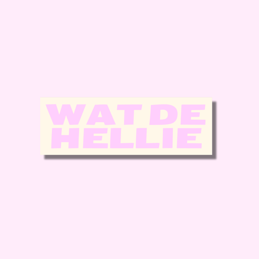 Wat de hellie ★ sticker