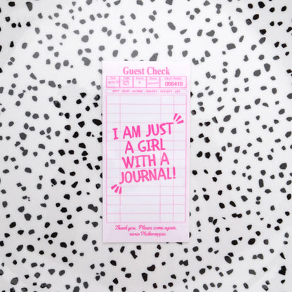 Guest check roze ★ sticker