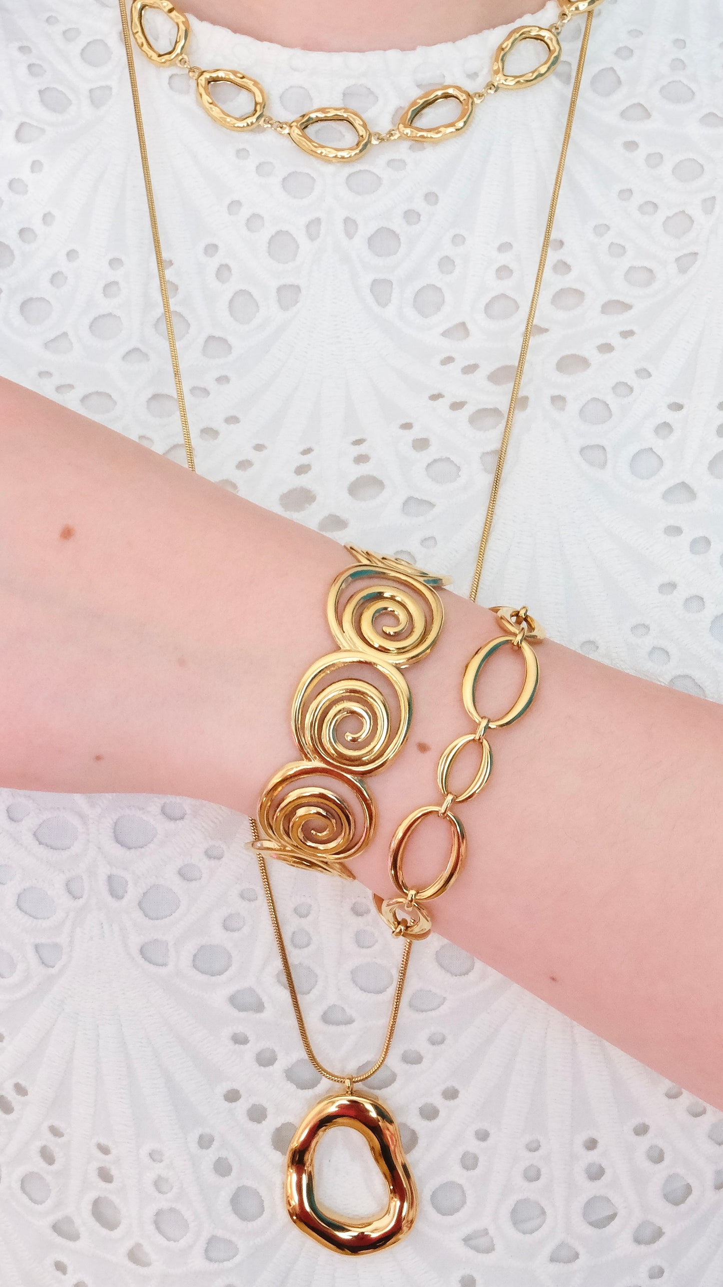 Oval ★ lange ketting