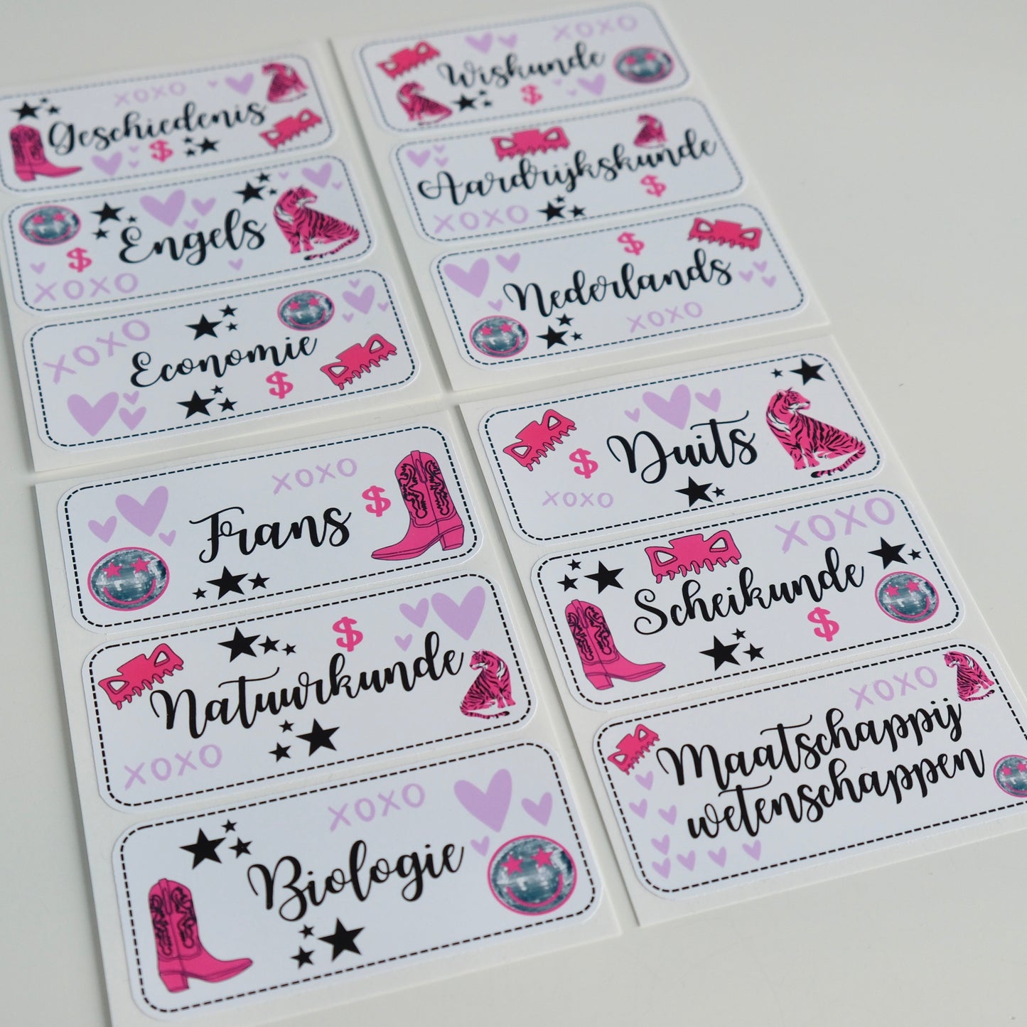 Plakmoppie ★ etiketten