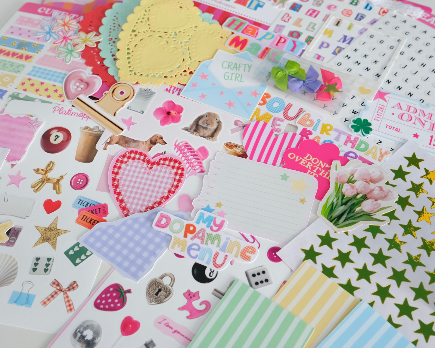 Journal pakketje ★ crafty girl lente editie