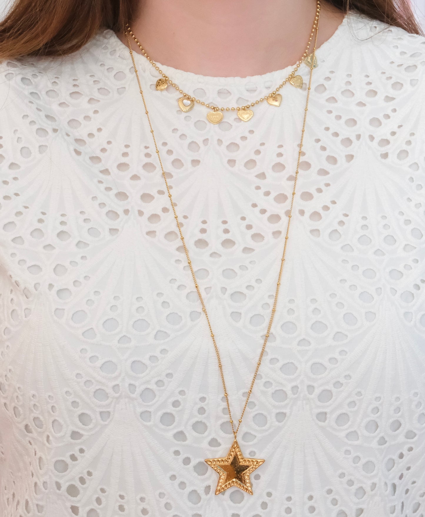 Bali hartjes ★ ketting