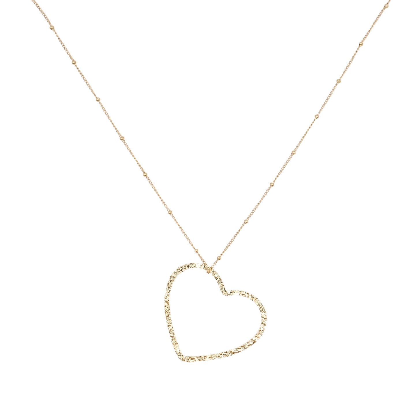 Lange open heart ★ ketting