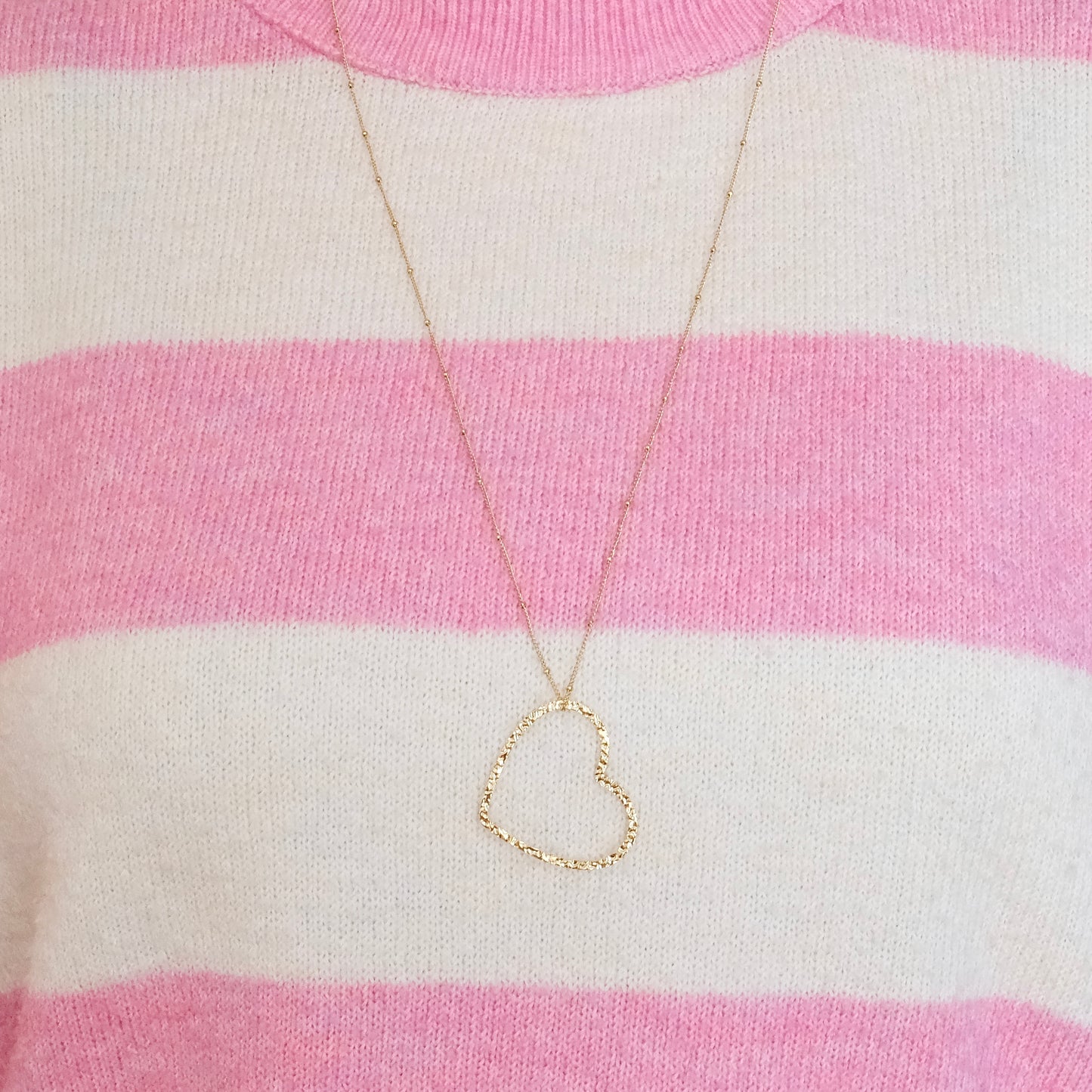 Lange open heart ★ ketting