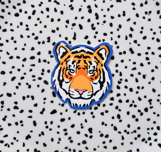 Tijger blauw ★ sticker