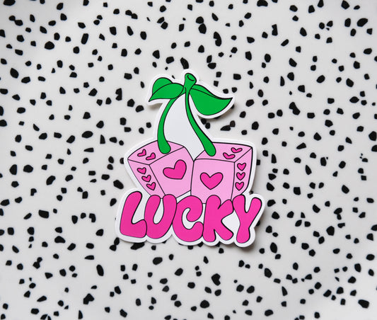 Lucky dice cherry ★ sticker