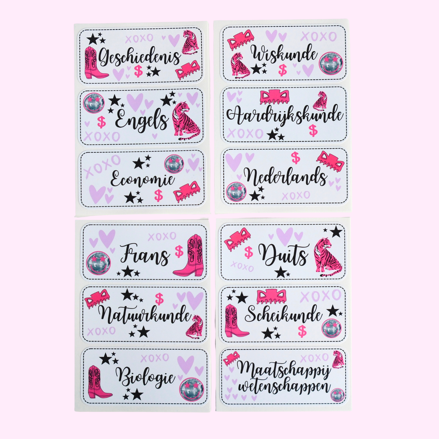 Plakmoppie ★ etiketten