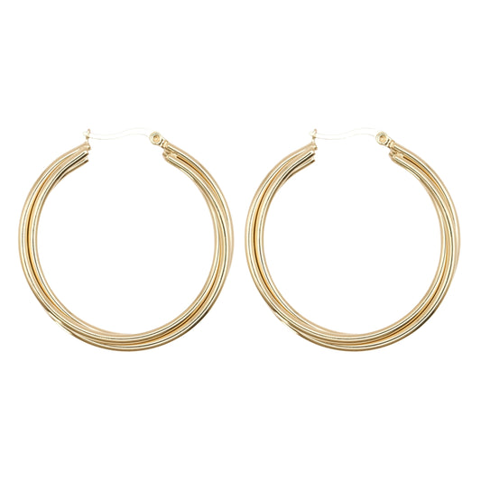 Twisted hoops ★ oorbellen