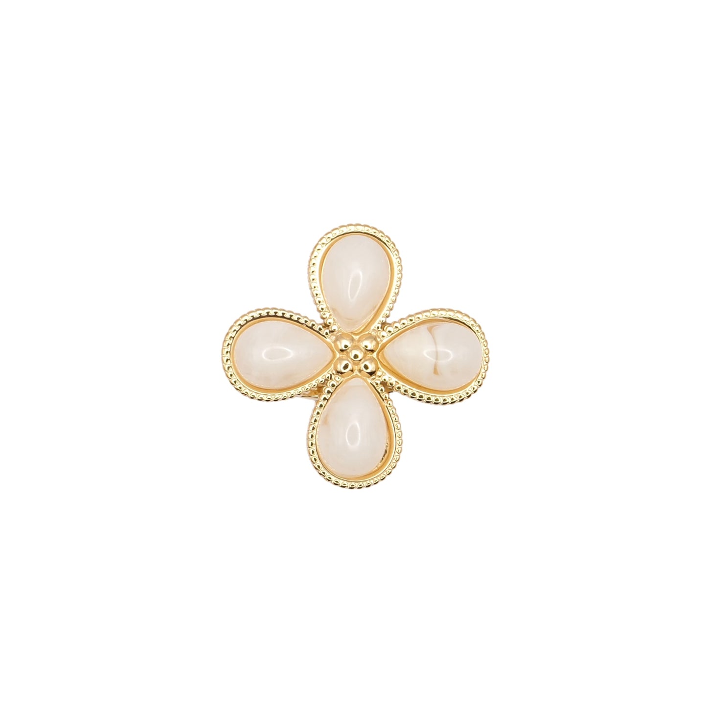 Lucky white ★ ring