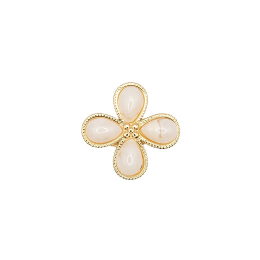 Lucky white ★ ring
