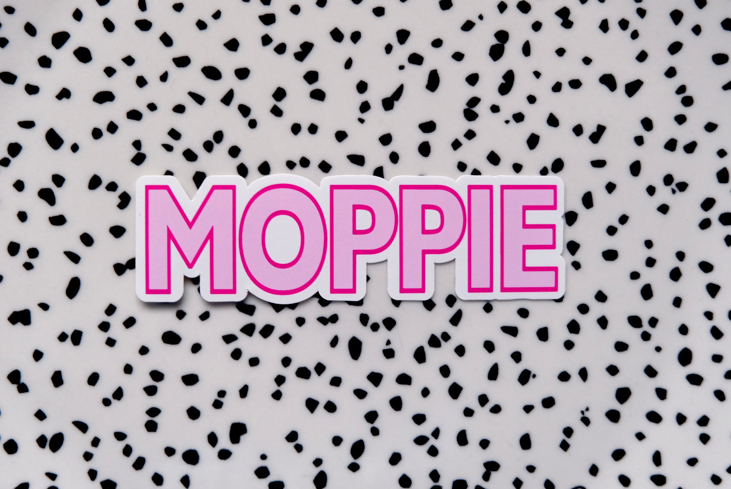 Moppie roze ★ sticker