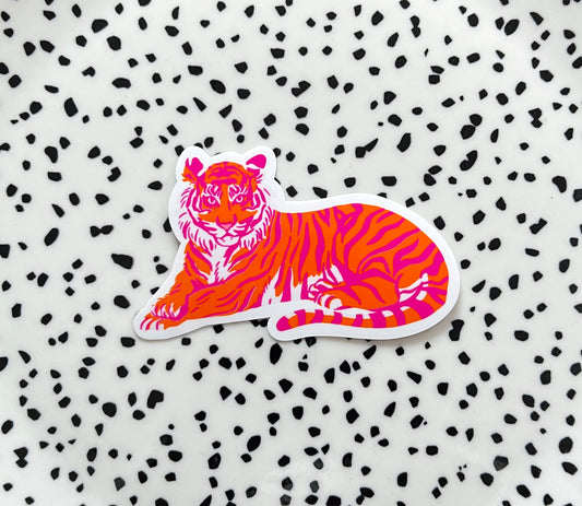 Tijger oranje ★ sticker