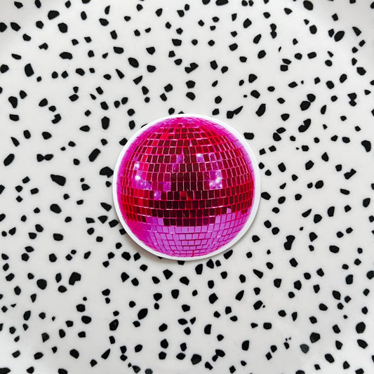 Disco roze ★ sticker