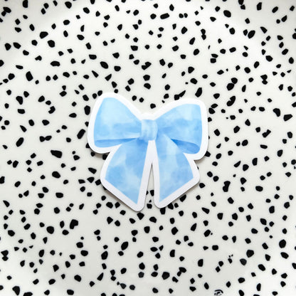 Blauwe strik ★ sticker