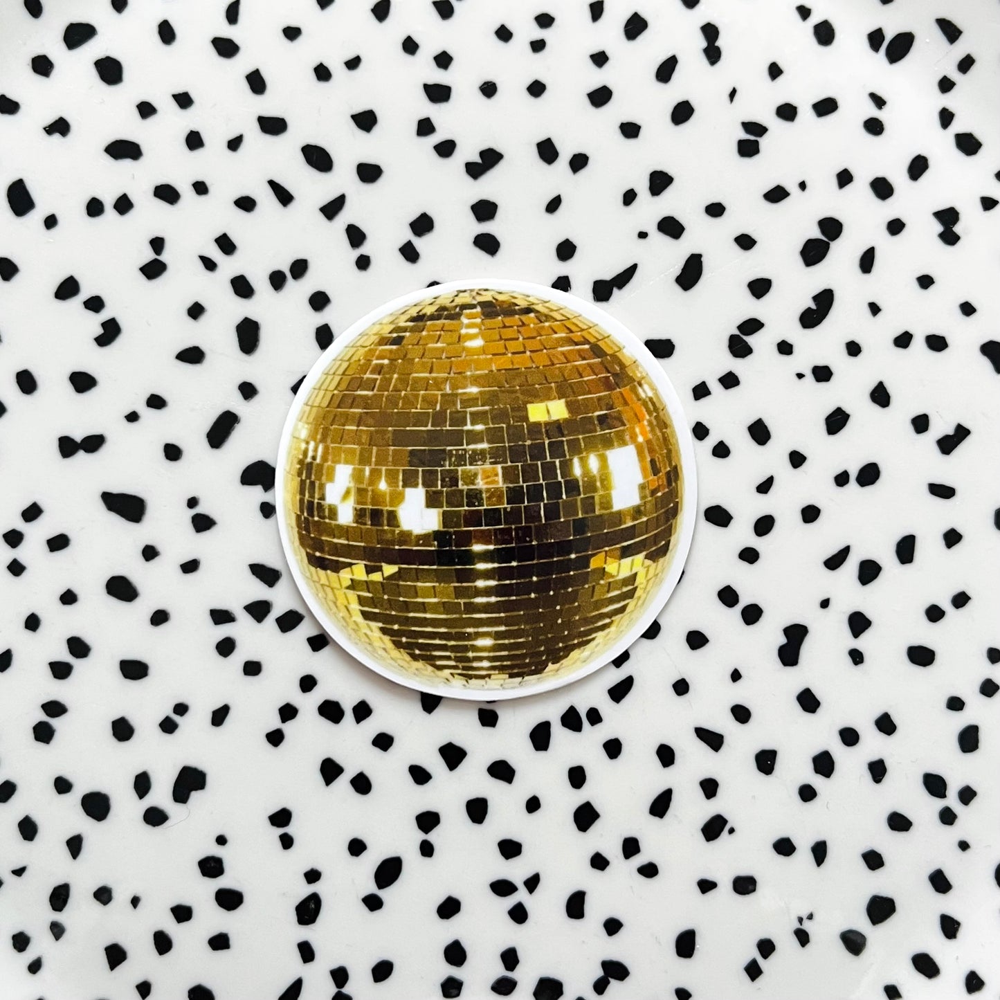 Disco goud ★ sticker