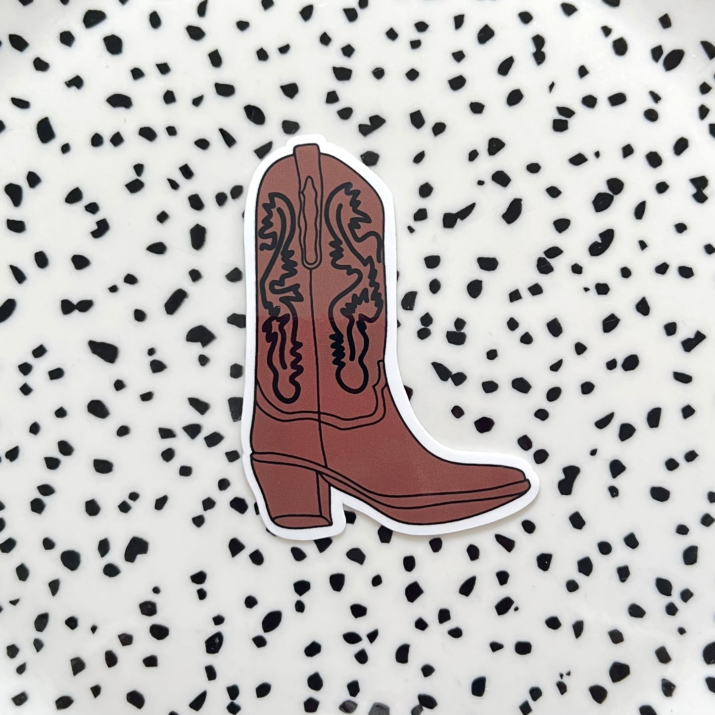 Cowboy laars bruin ★ sticker