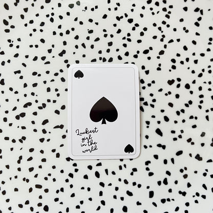 Luckiest Girl In The World Kaart ★ sticker