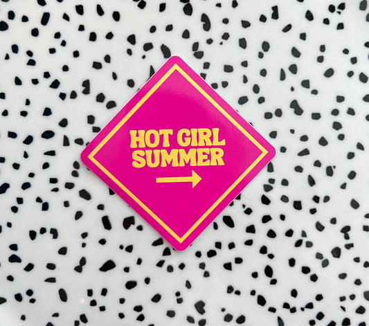 Hot girl summer bord ★ sticker