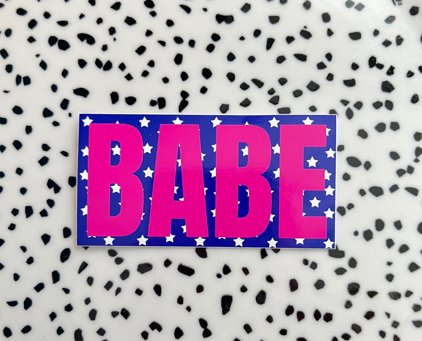 Babe blauw ★ sticker