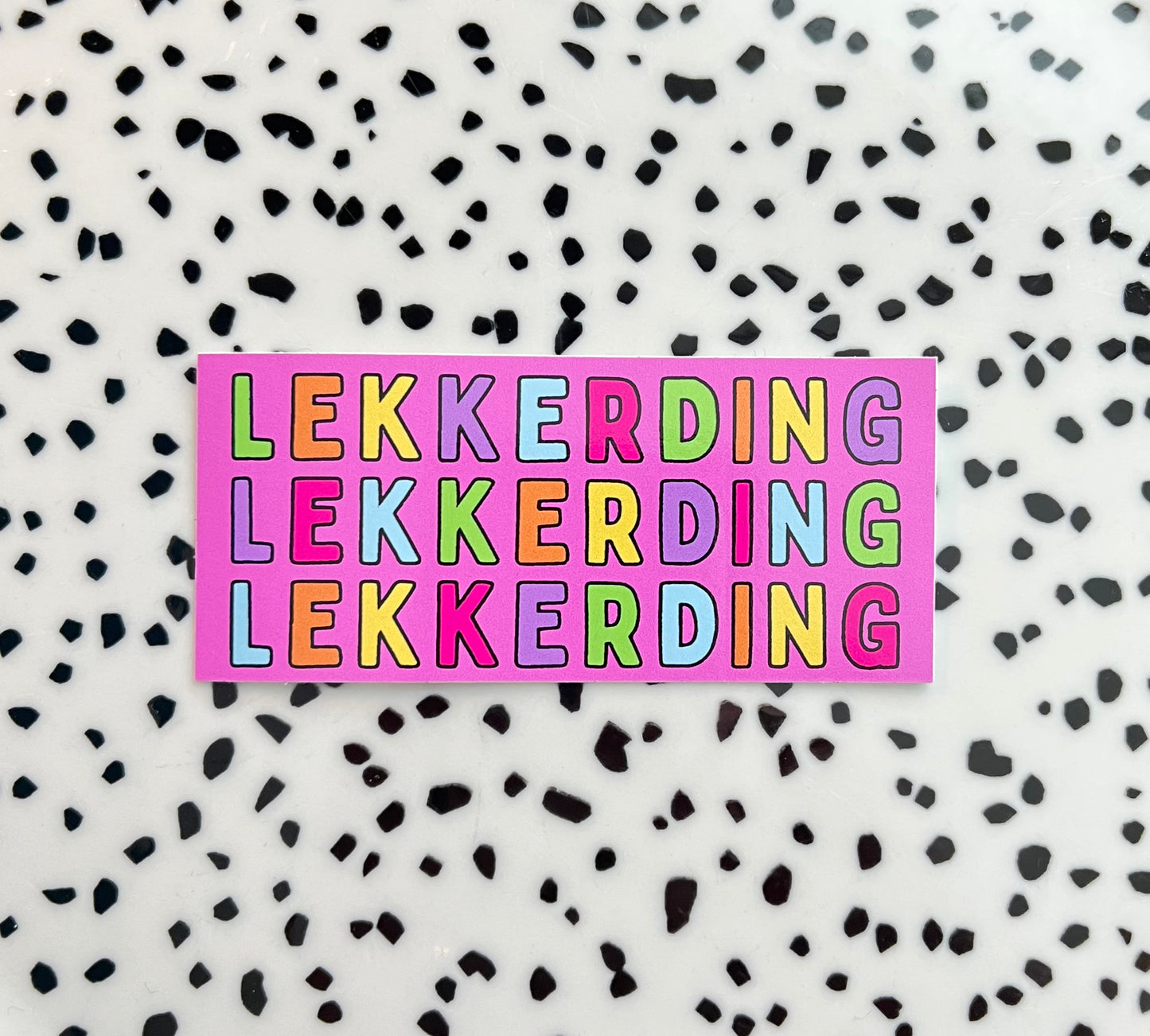 Lekkerding gekleurd ★ sticker