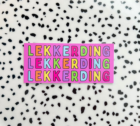 Lekkerding gekleurd ★ sticker