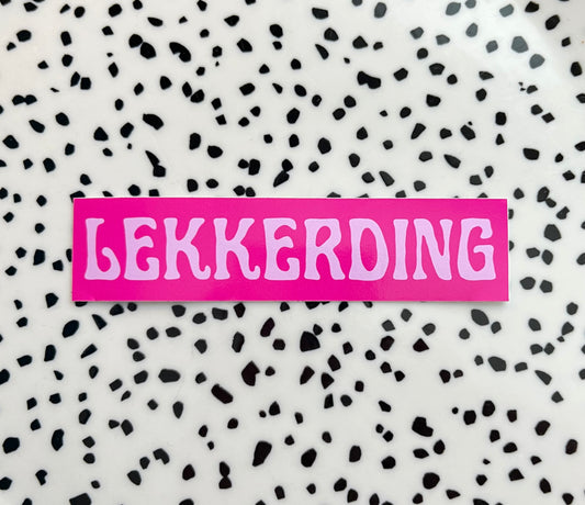 Lekkerding roze ★ sticker