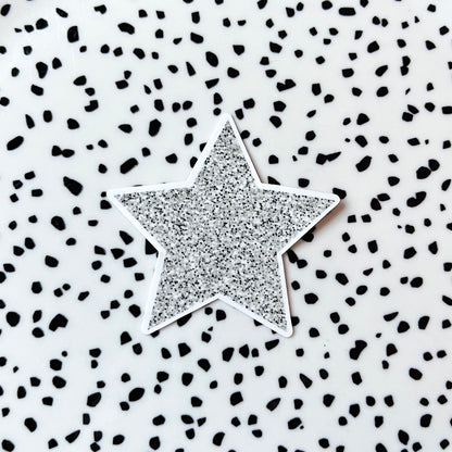 Zilveren ster ★ sticker