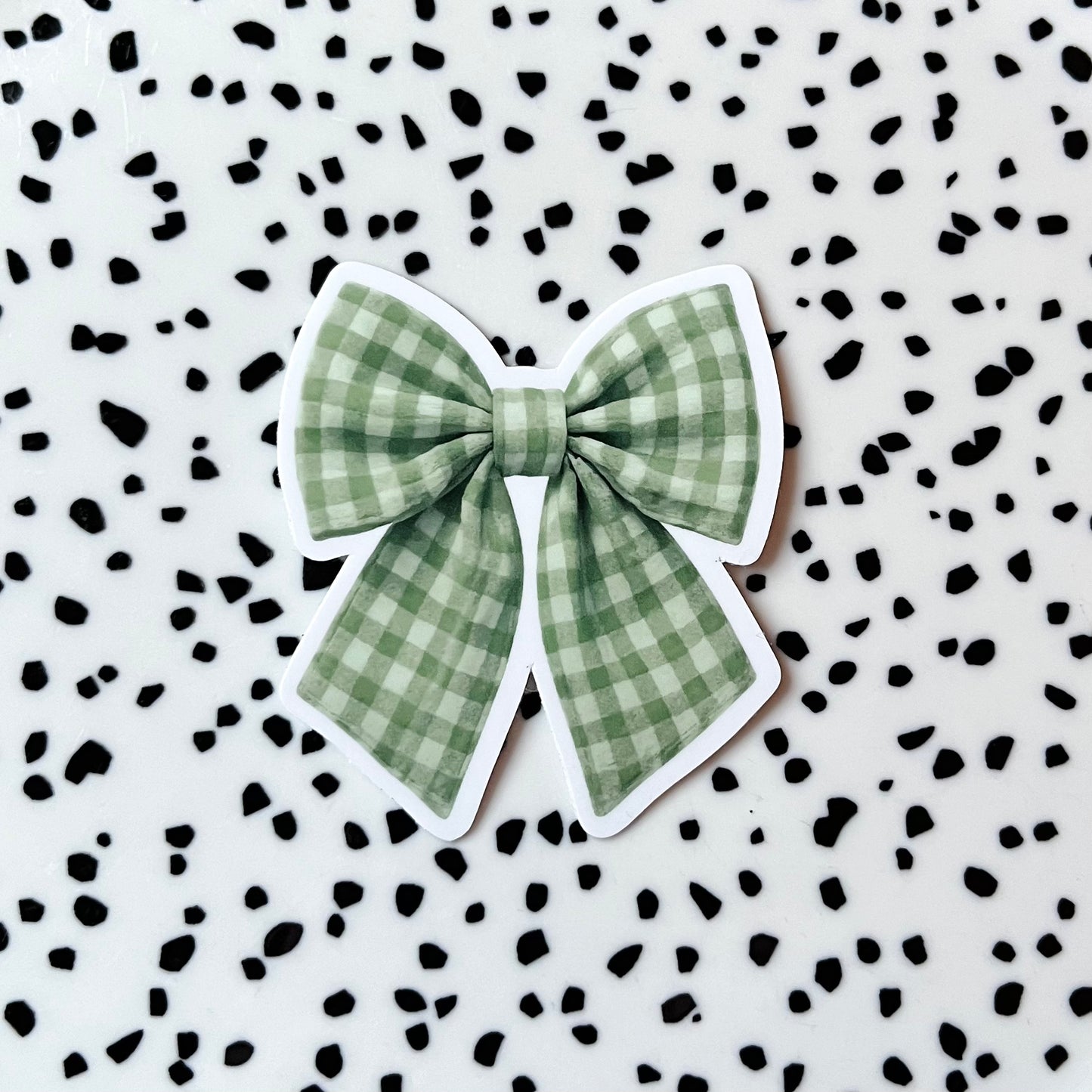 Groene strik ★ sticker